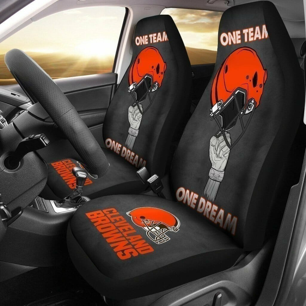 Cleveland Browns One Team Car Seat Cover Set CSC4141