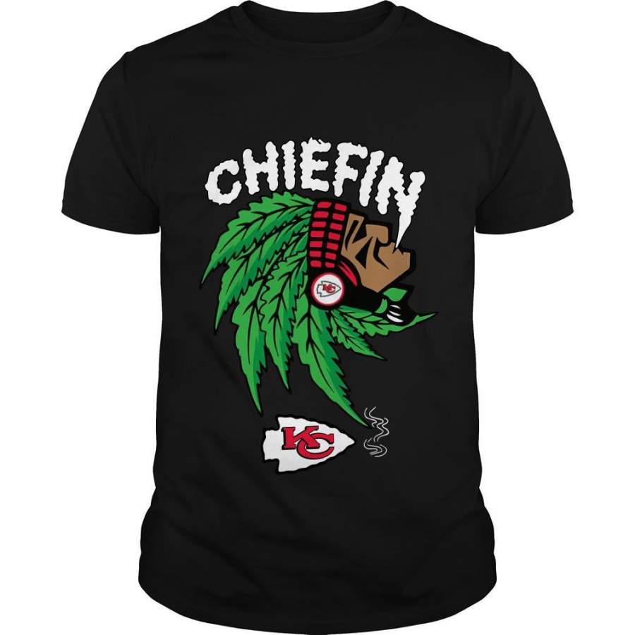 Kansas City Chiefs Super Bowl Champions Chiefin weed smoking Indian shirtCHiefs Chiefin shirt