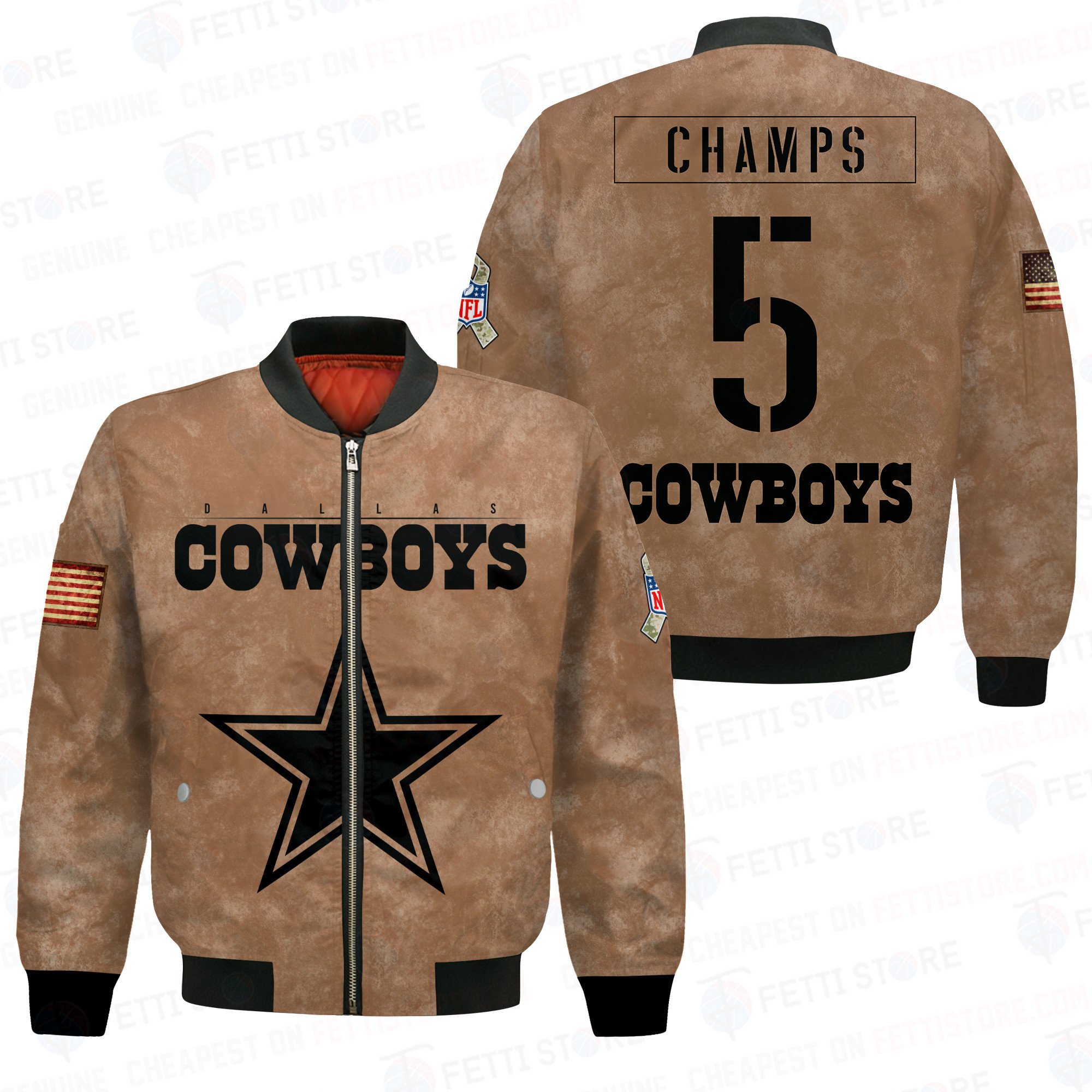 Dallas Cowboys National Football League 2023 Unisex AOP Bomber Jacket BJ463