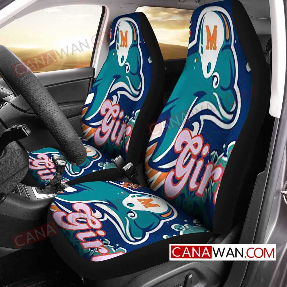 Miami Dolphins Car Seat Cover Set CSC8011