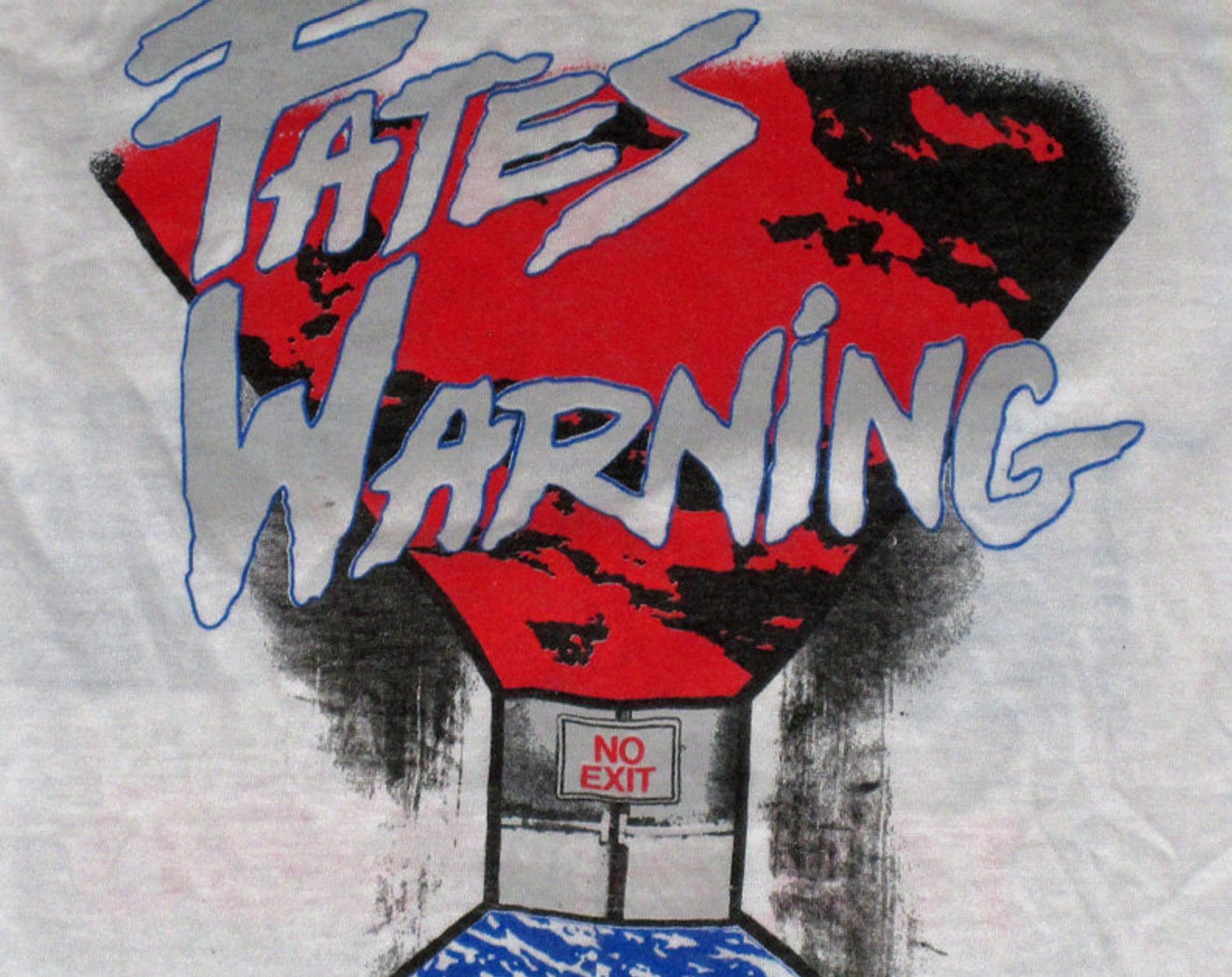 Sartre Down And Headbang With Me For A While – Vintage Orig 1988 Fates Warning No Exit Tour T-Shirt – Queensryche – Prog Metal – 50/50 Nm