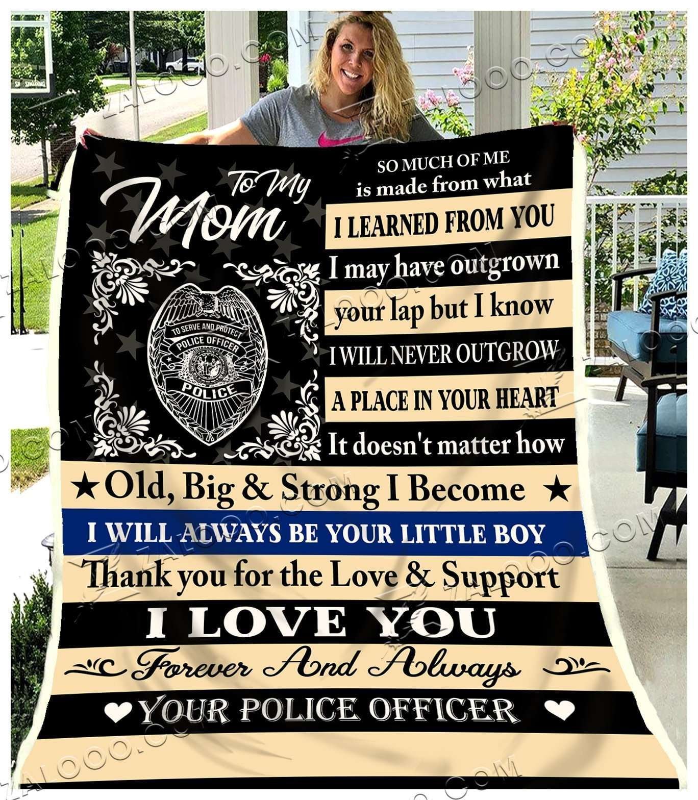 Fleece Blanket – Police – …