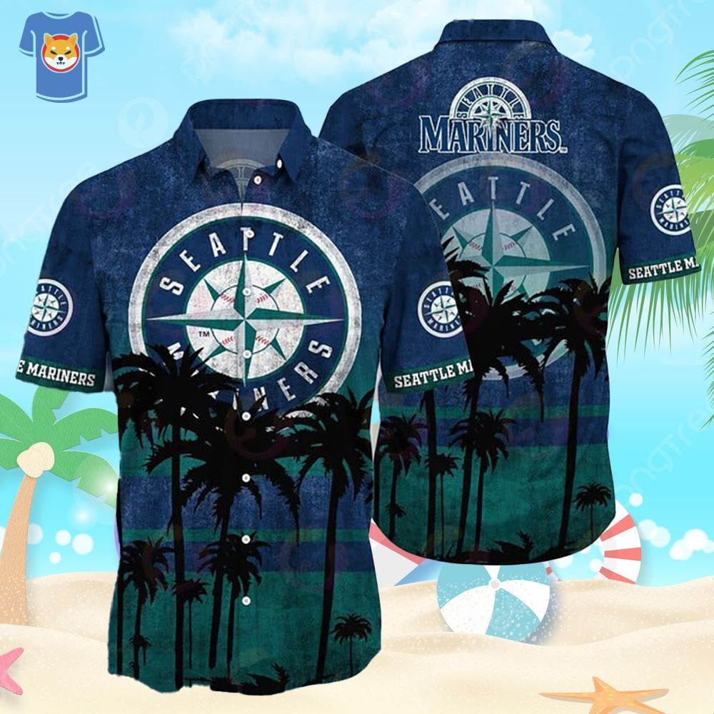 Major League Baseball Seattle Mariners Hawaiian Shirt