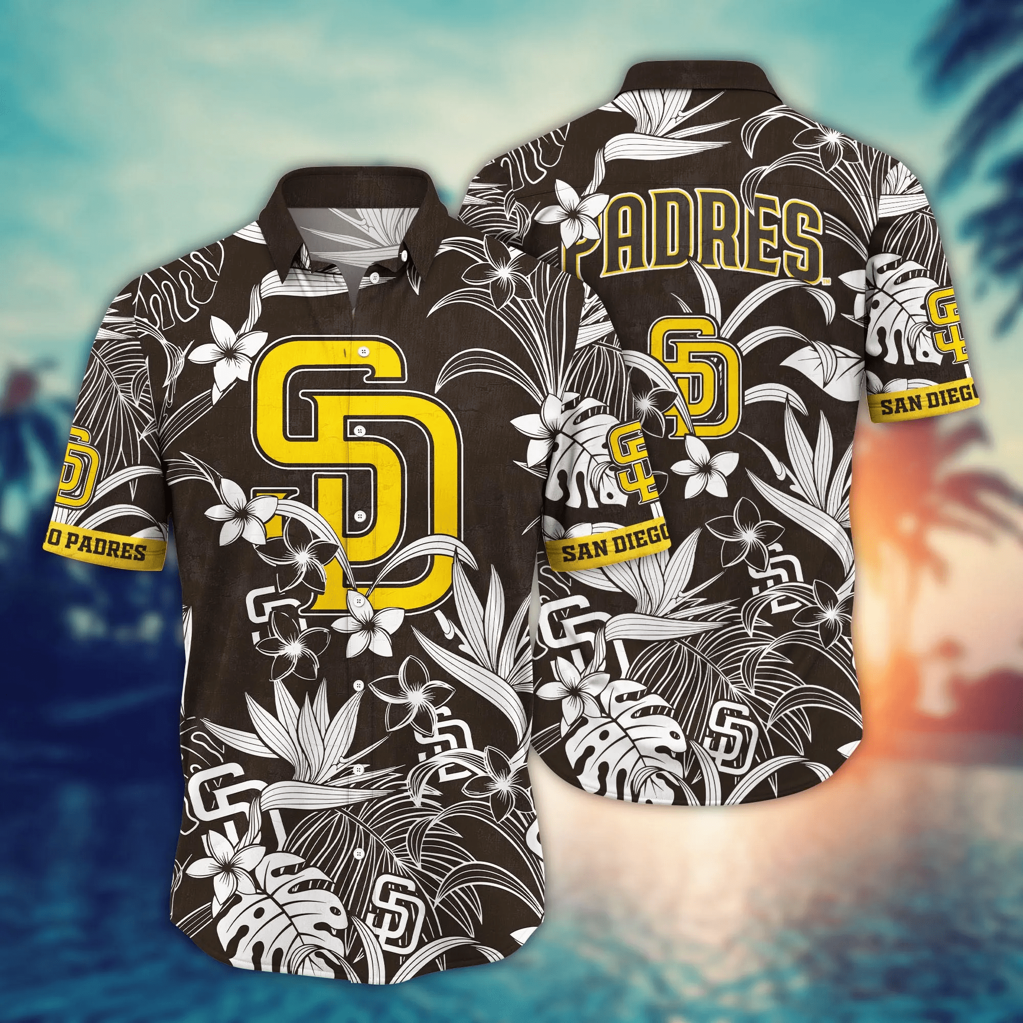 San Diego Padres Mlb Hawaiian Shirt Beach Ballstime Aloha Shirt