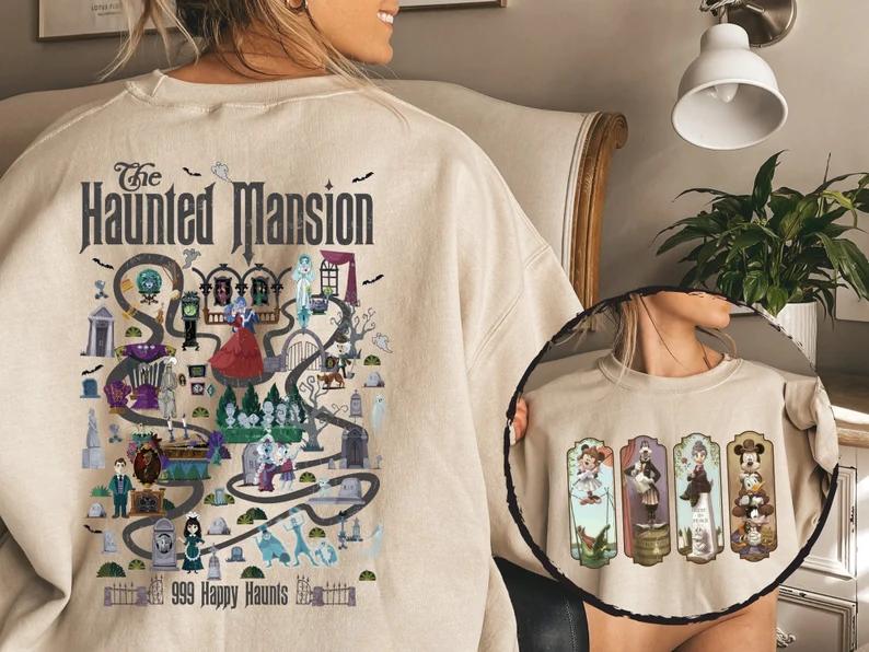 Retro The Haunted Mansion Sweatshirt, Halloween Sweatshirt