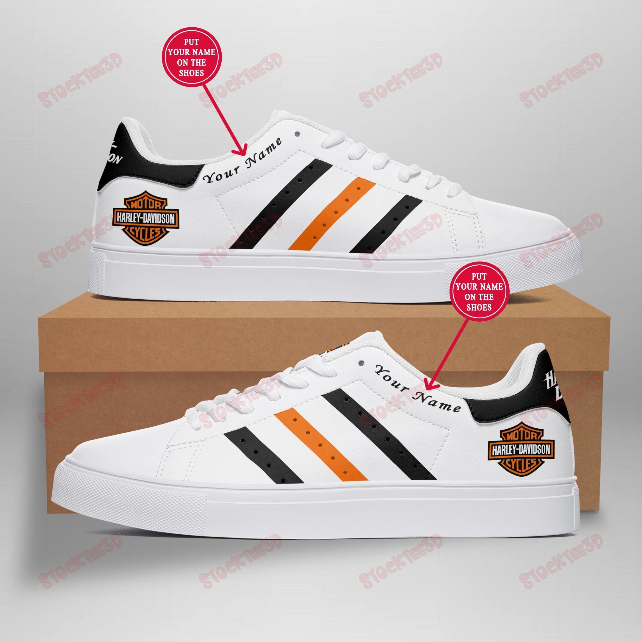 Fashion24Hs - Custom Sneakers - Harley Davidson Ss Custom Sneakers 030