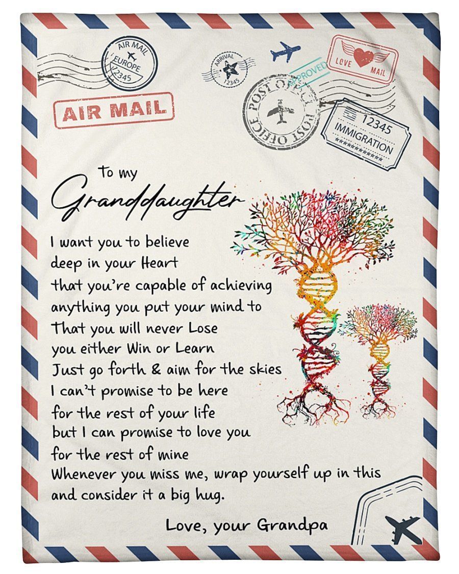 Granddaughter – To My Grandda …