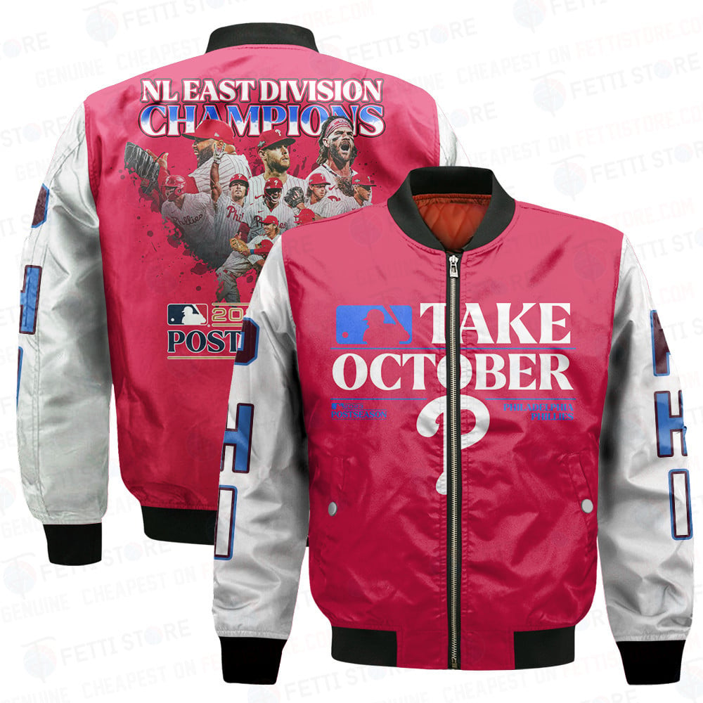 Philadelphia Phillies Take October Champions AOP Bomber Jacket