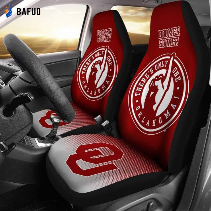 Oklahoma Sooners Car Seat Cover Set for Fan Gift CSC1568