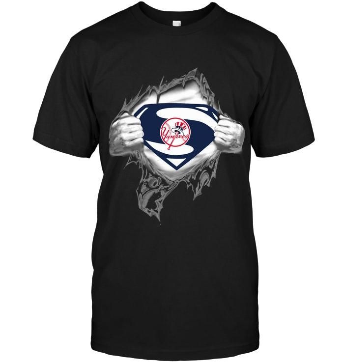 New York Yankees Superman Ripped Shi &hellip;