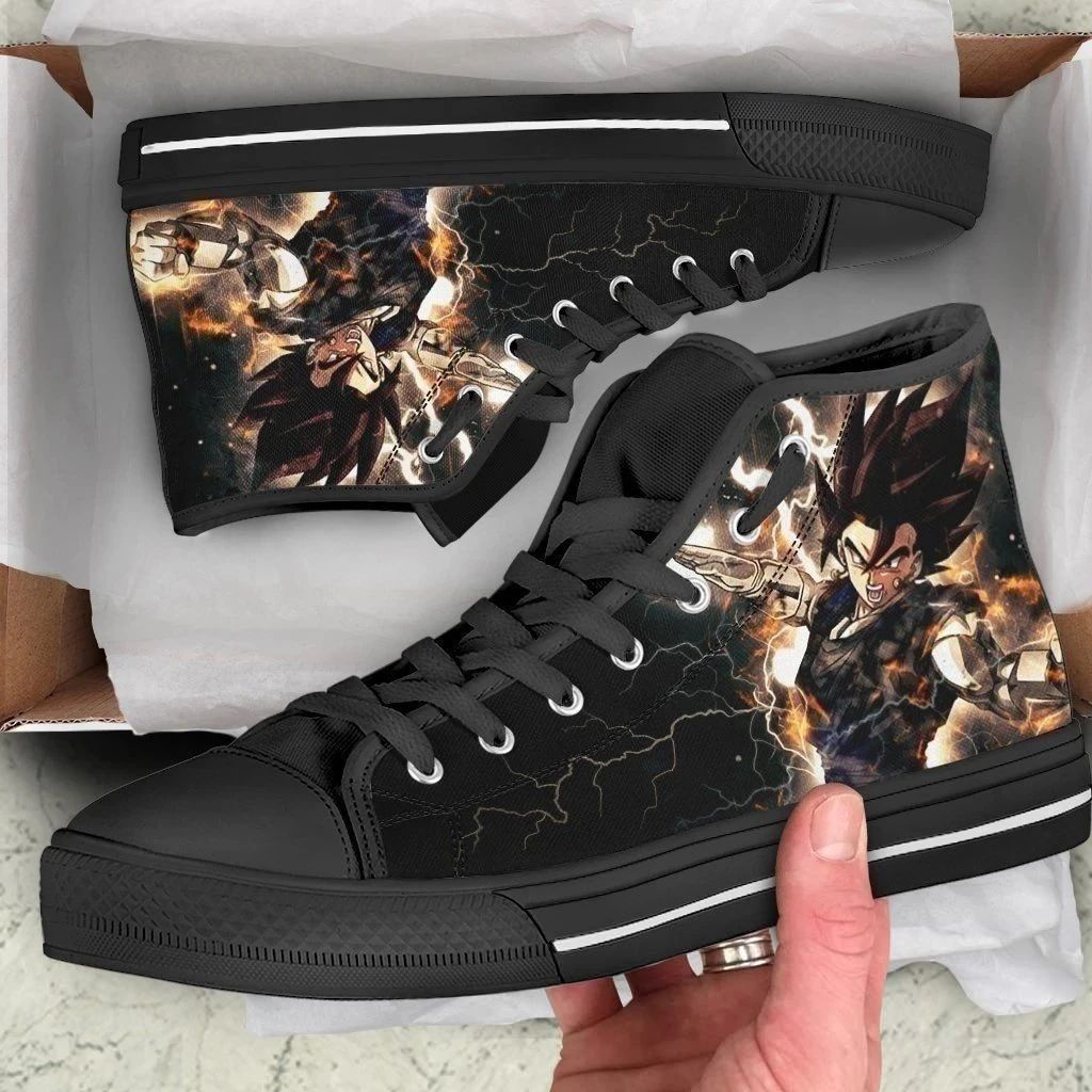 Vegeto Dragon Ball Sneakers High Top For Fan High Top Shoes Va95 Onlytee