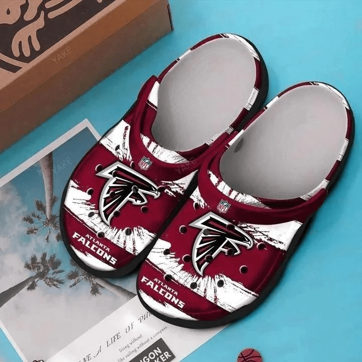 Atlanta Falcons In Dark Red Crocss Clog Shoes Ver175