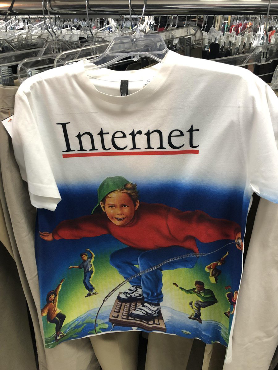 90s Internet Kid Surfing on the Internet Sweashirt Outfits