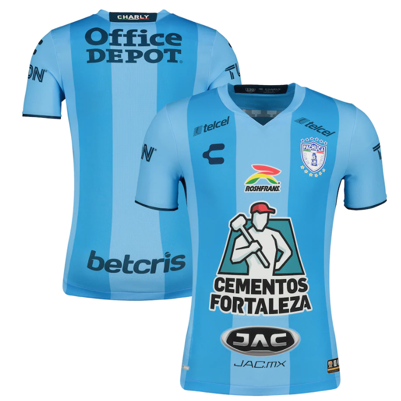 C.F. Pachuca Charly Shirt 2022/23 Away Custom Jersey – Blue