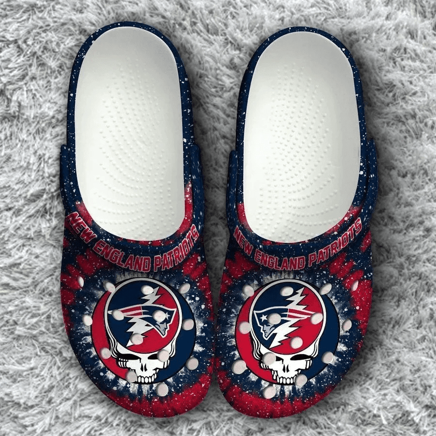 New England Patriots Grateful Dead Classic Crocss Clog Comfortable Water Shoes Ver577