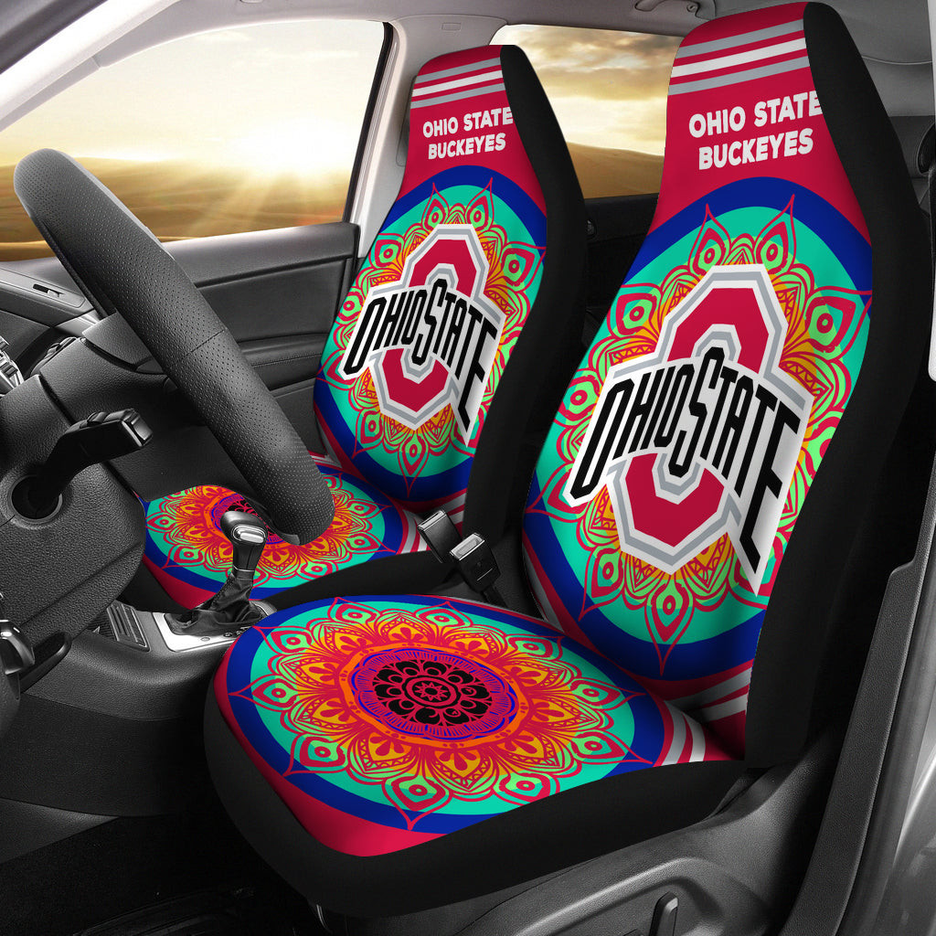 Ohio State Buckeyes Magical And Vibrant Car Seat Cover Set CSC1538