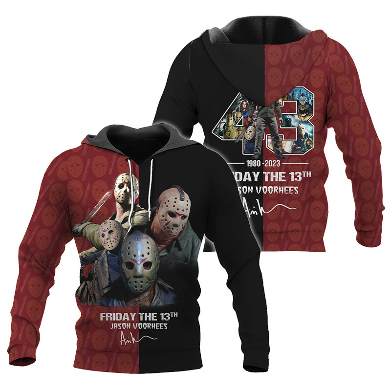 Friday The 13Th 43Rd Anniversary Hoodie & Zip Hoodie