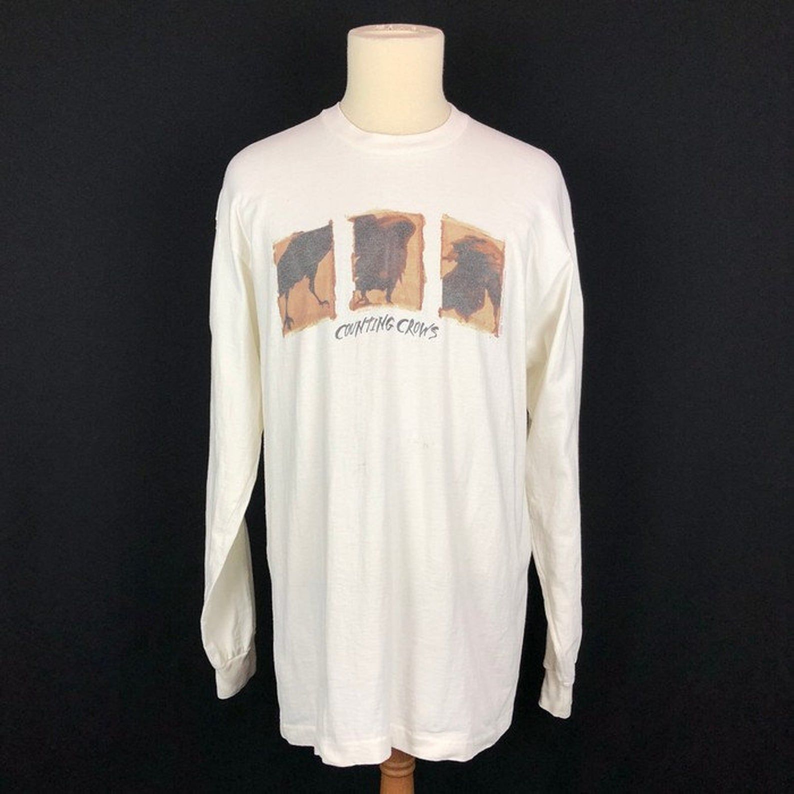 Vintage 90S Counting Crows Longsleeve Band Tshirt