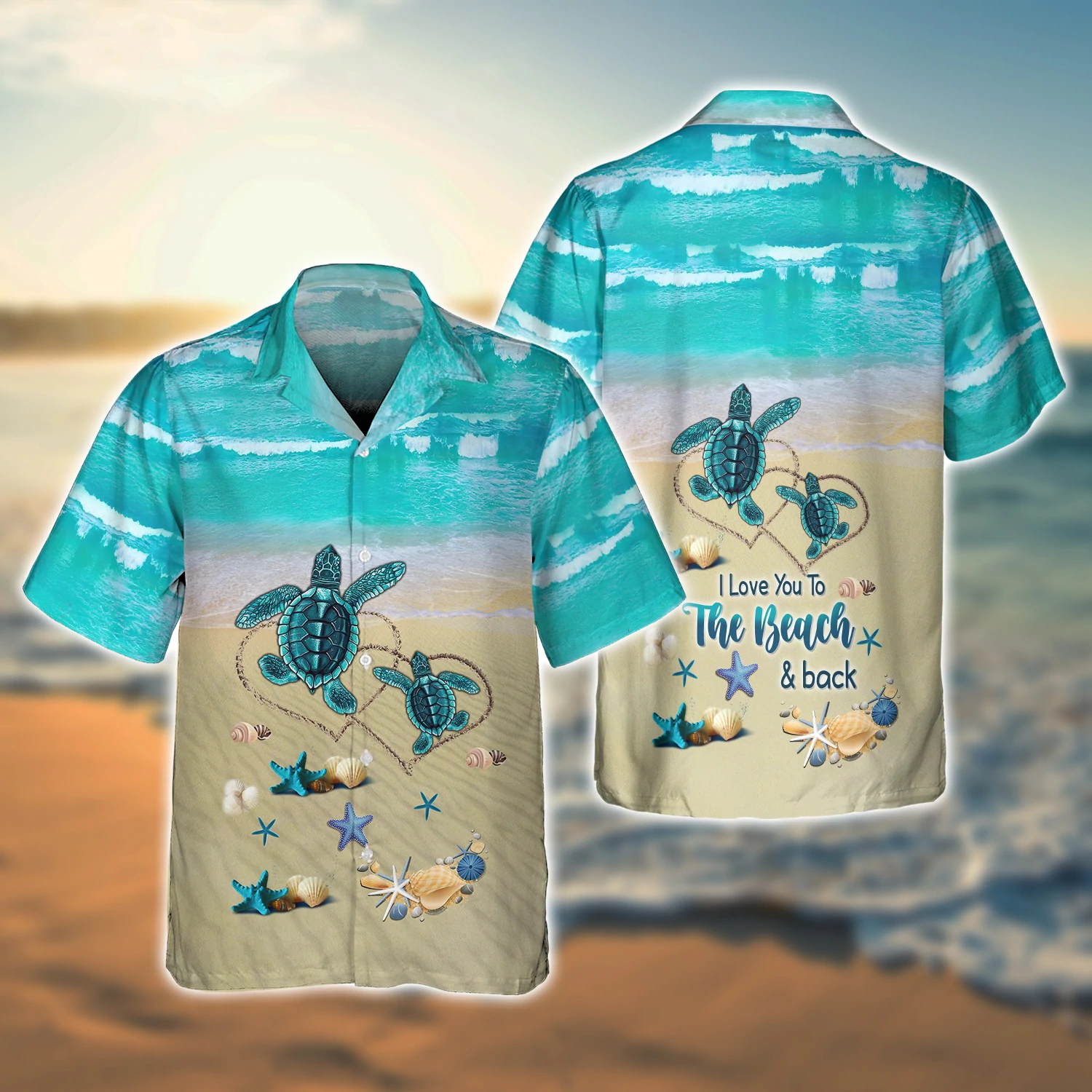 Turtle – 3D Full Print Hawaiian Shirt, Summer Turtle Beach Hawaii Shirt , Aloha Shirt