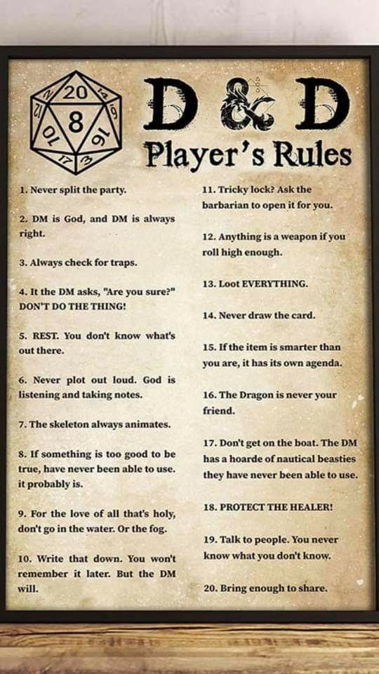 D & G Player’s Rules Post &hellip;
