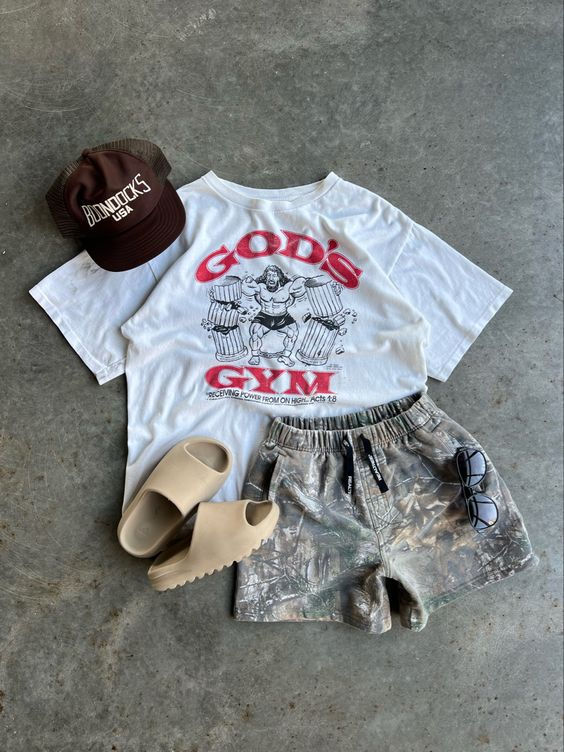 Gods GYM T shirt, Shirt Outfit Ideas &hellip;