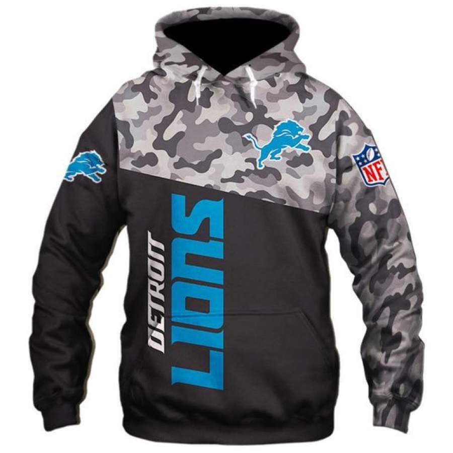 Detroit Lions 3D Hoodie