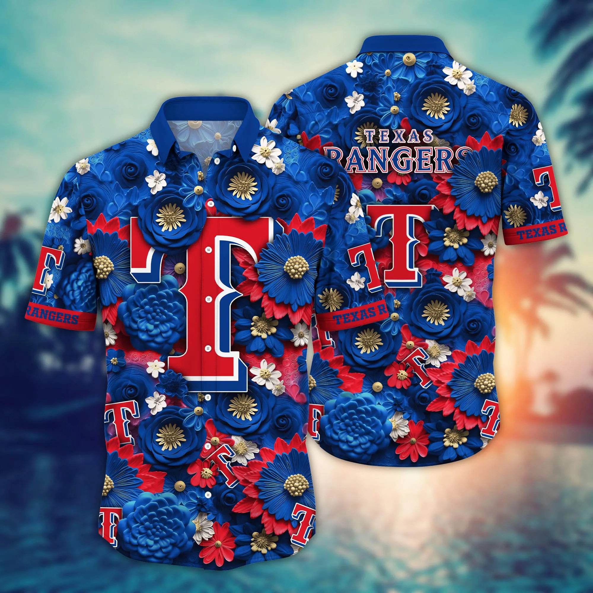 Texas Rangers Mlb Hawaiian Shirt Trending For This Summer Customize Shirt Any Team