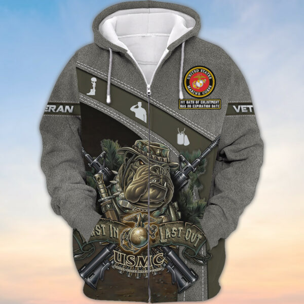 Us Marine Corps Veteran 3D All Over Printed Shirts For Men And Women Veteran Hoodie Tshirt
