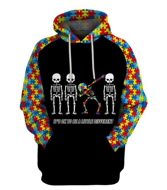 Autism Gift Skull Gift It’S Ok To  &hellip;