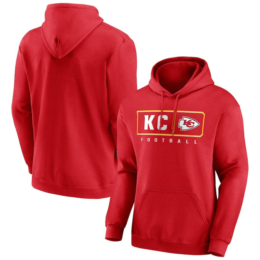 Kansas City Chiefs Football Team Logo On Red 2D Hoodie