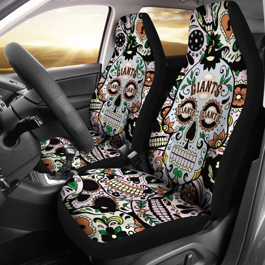 Party Skull San Francisco Giants Car Seat Covers CSC3237