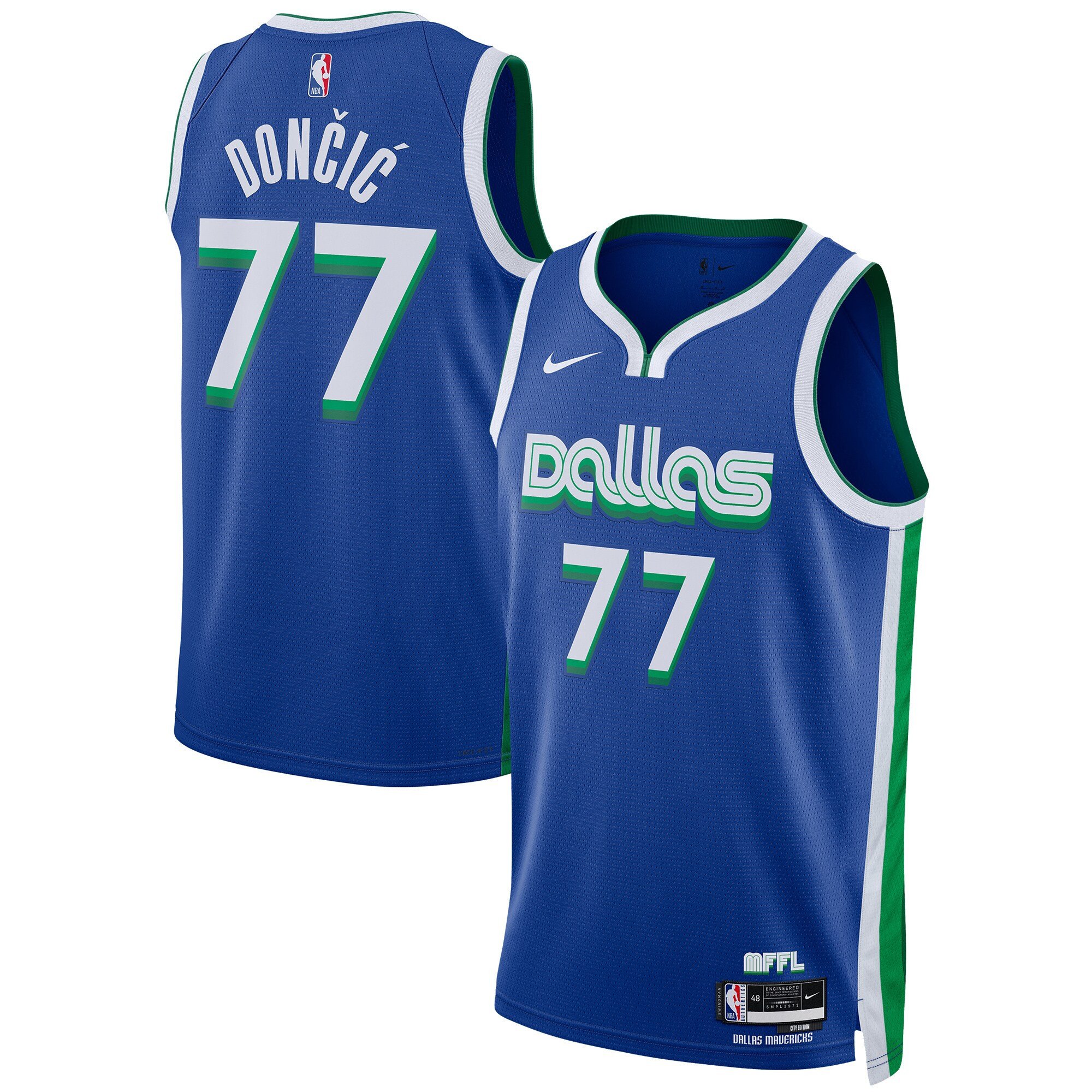 Luka Doncic Dallas Mavericks City Edition Jersey 2023 – All Stitched ...