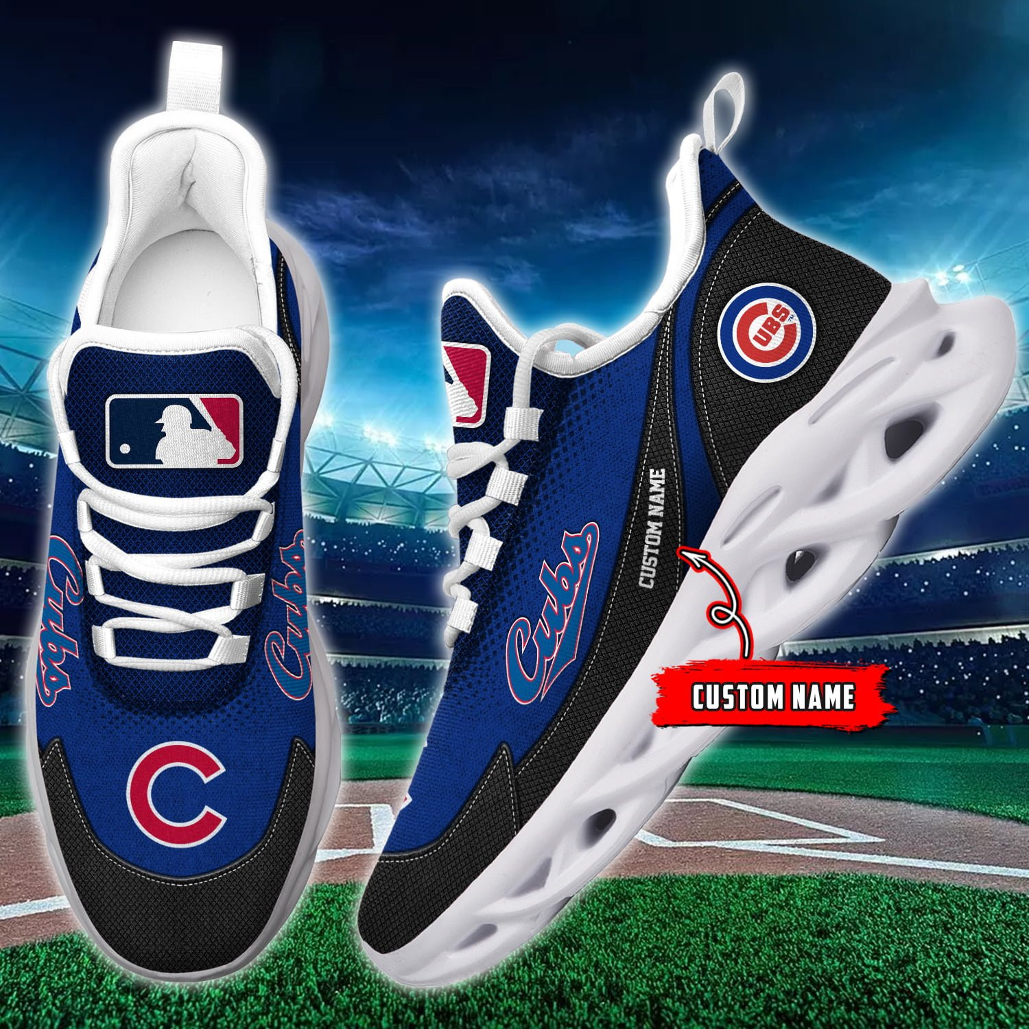 Chicago Cubs Max Soul Shoes Sneakers For Men And Women Ver 01