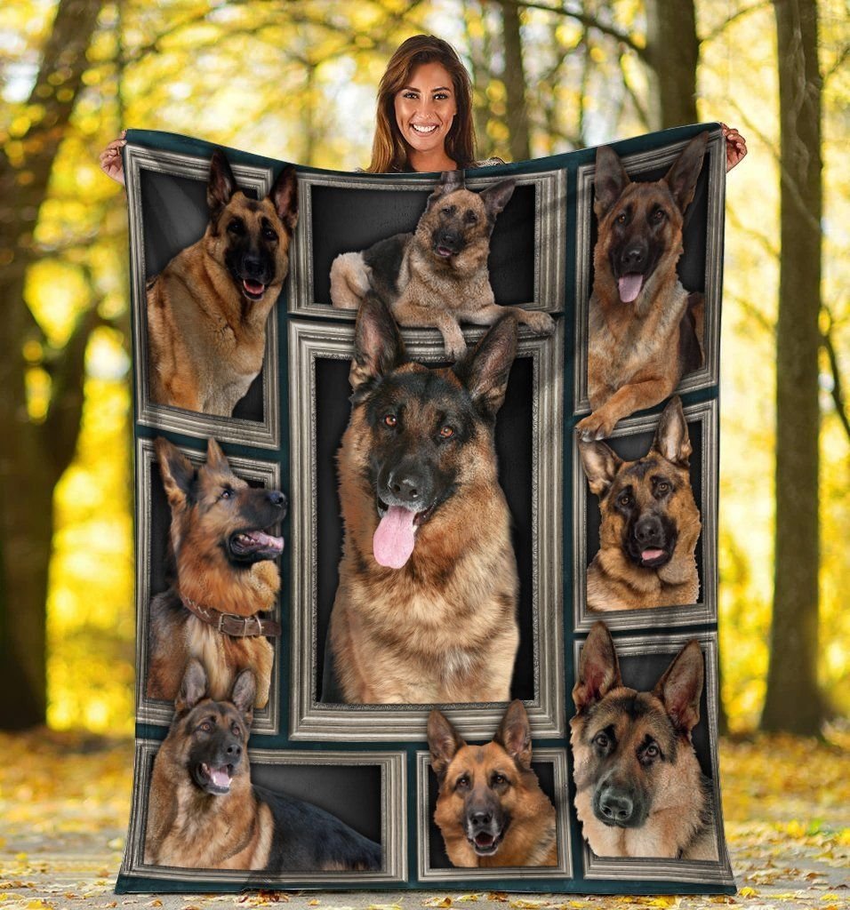 Dog Blanket 3D German Shepherd Dog S …