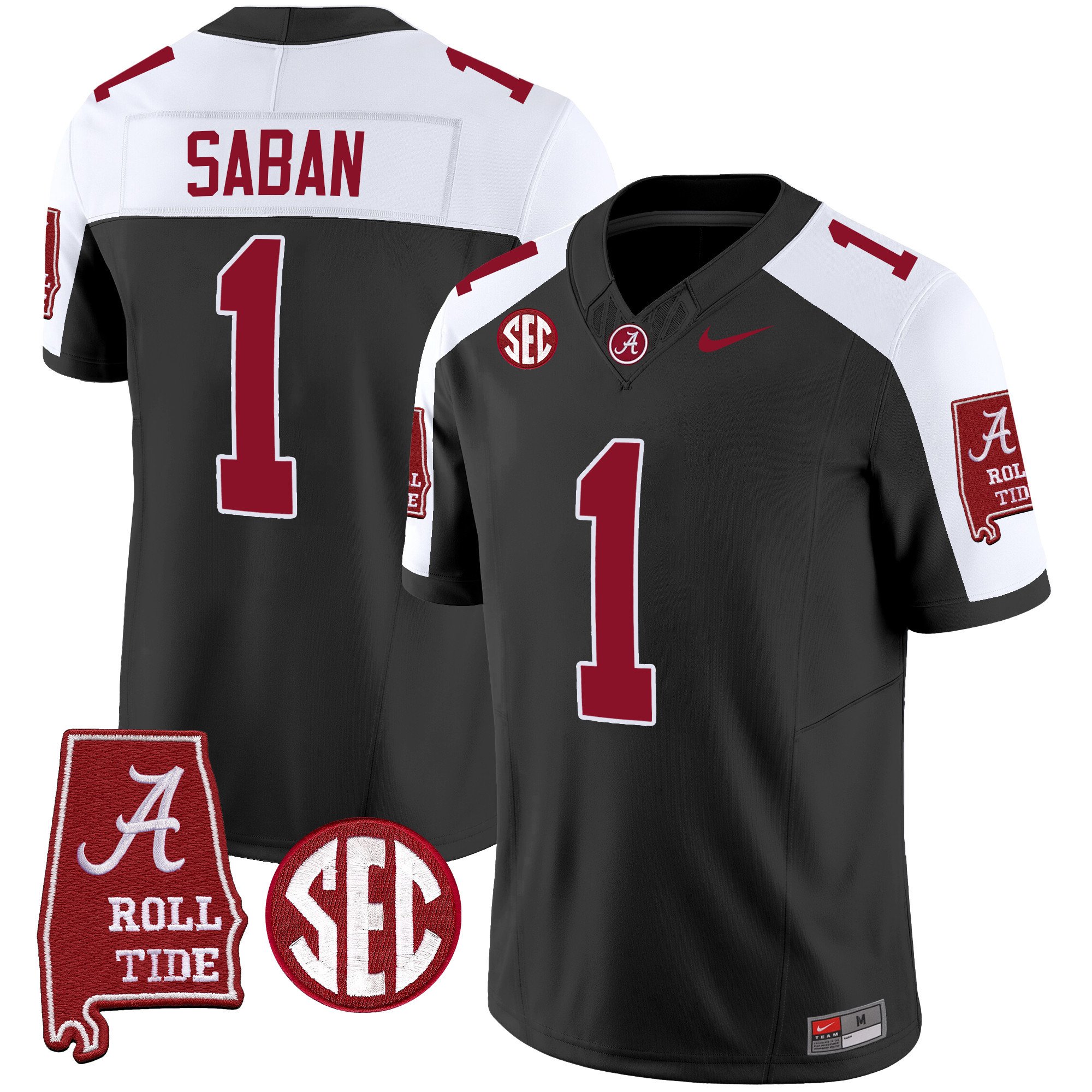 Youth’S Alabama Crimson Tide Vapor Limited Jersey V5 – Alabama Map – All Stitched