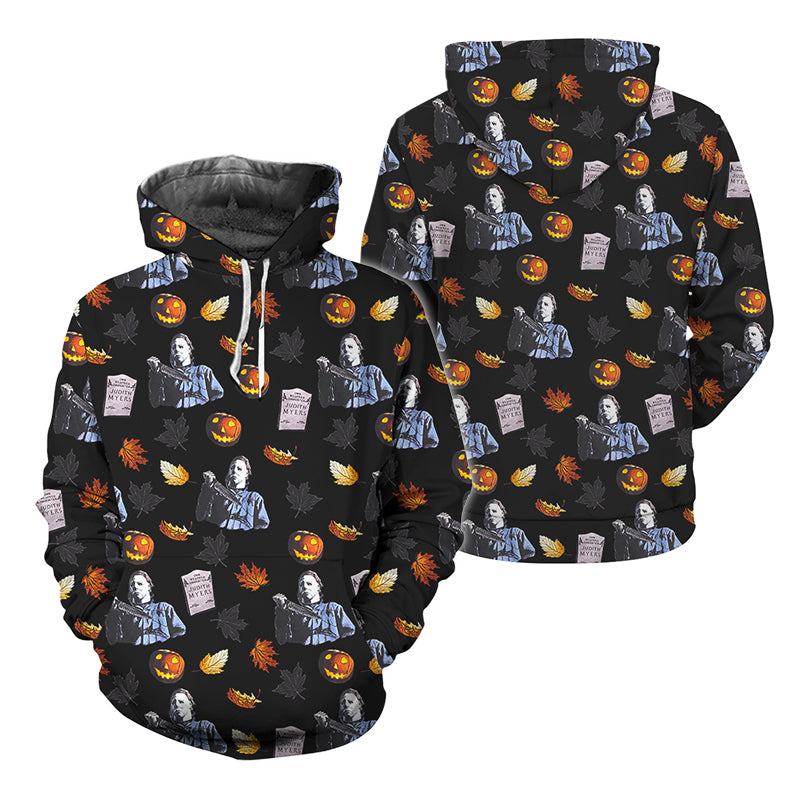 Michael Myers Pumpkin Halloween Hoodie & Zip Hoodie