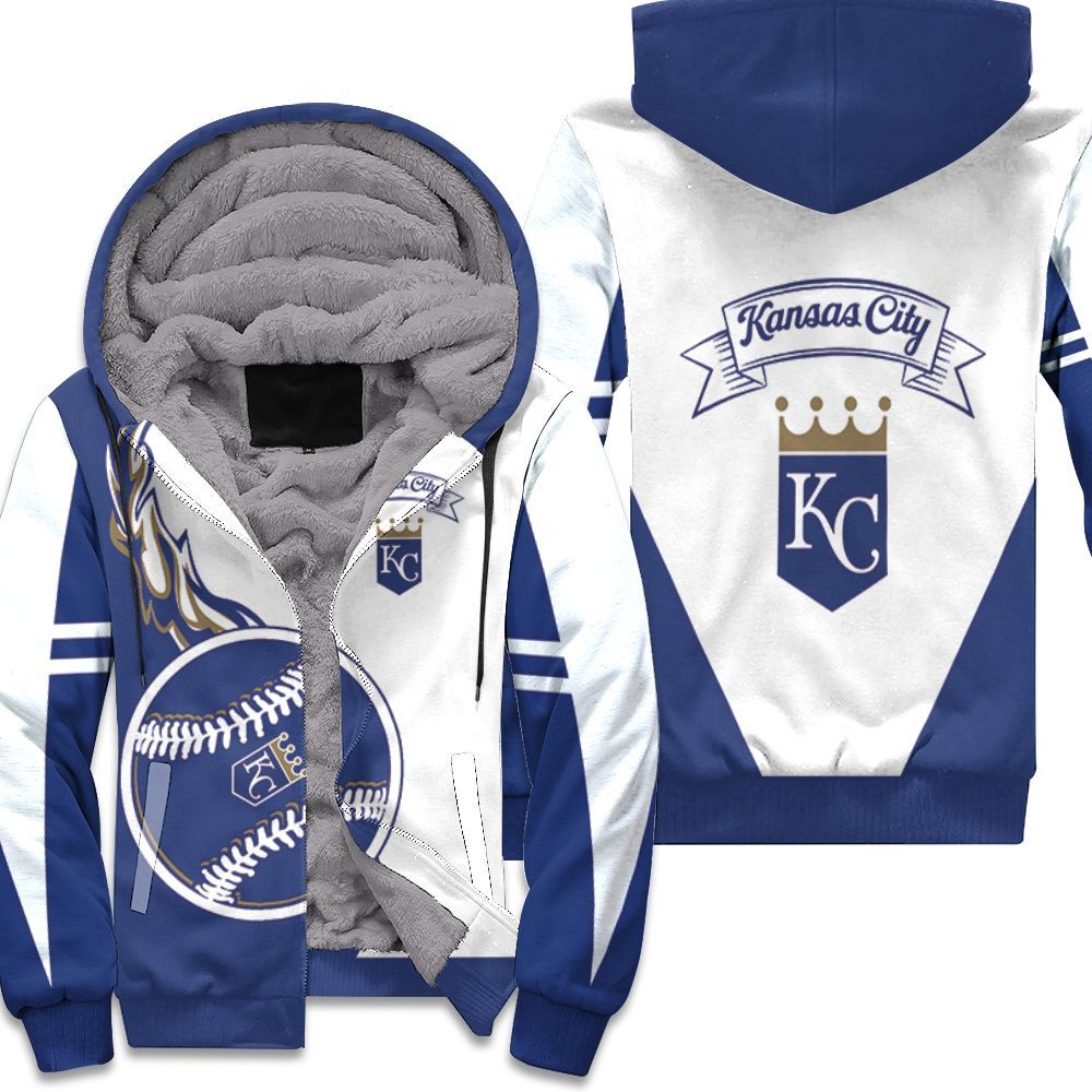 Kansas City Royals Logo 3D T Shirt Hoodie Jersey Fleece Hoodie