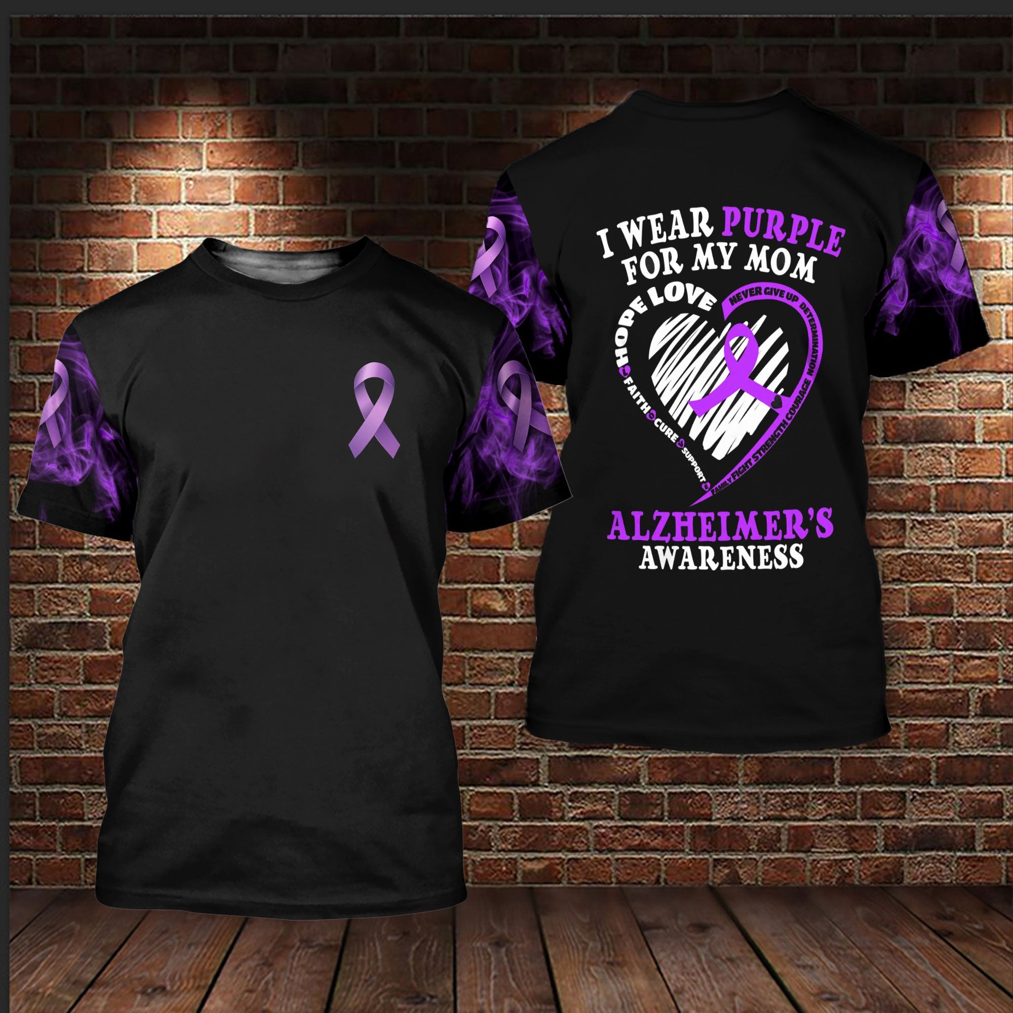 Alzheimer I Wear Purple For My Mom 3 …
