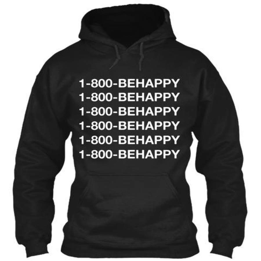 1 800 Behappy Hoodie Ultra Cotton T- &hellip;
