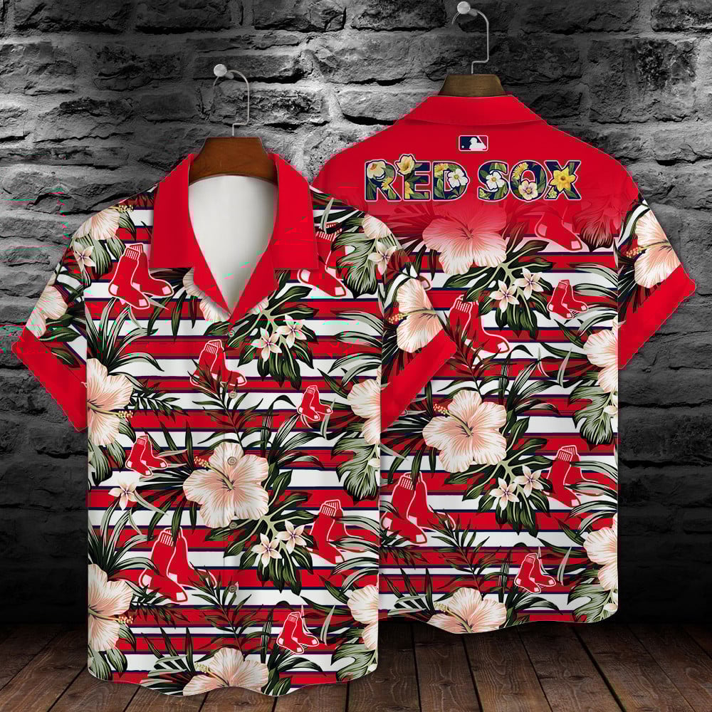 Boston Red Sox Major League Baseball 2023 Aop Hawaiian Shirt