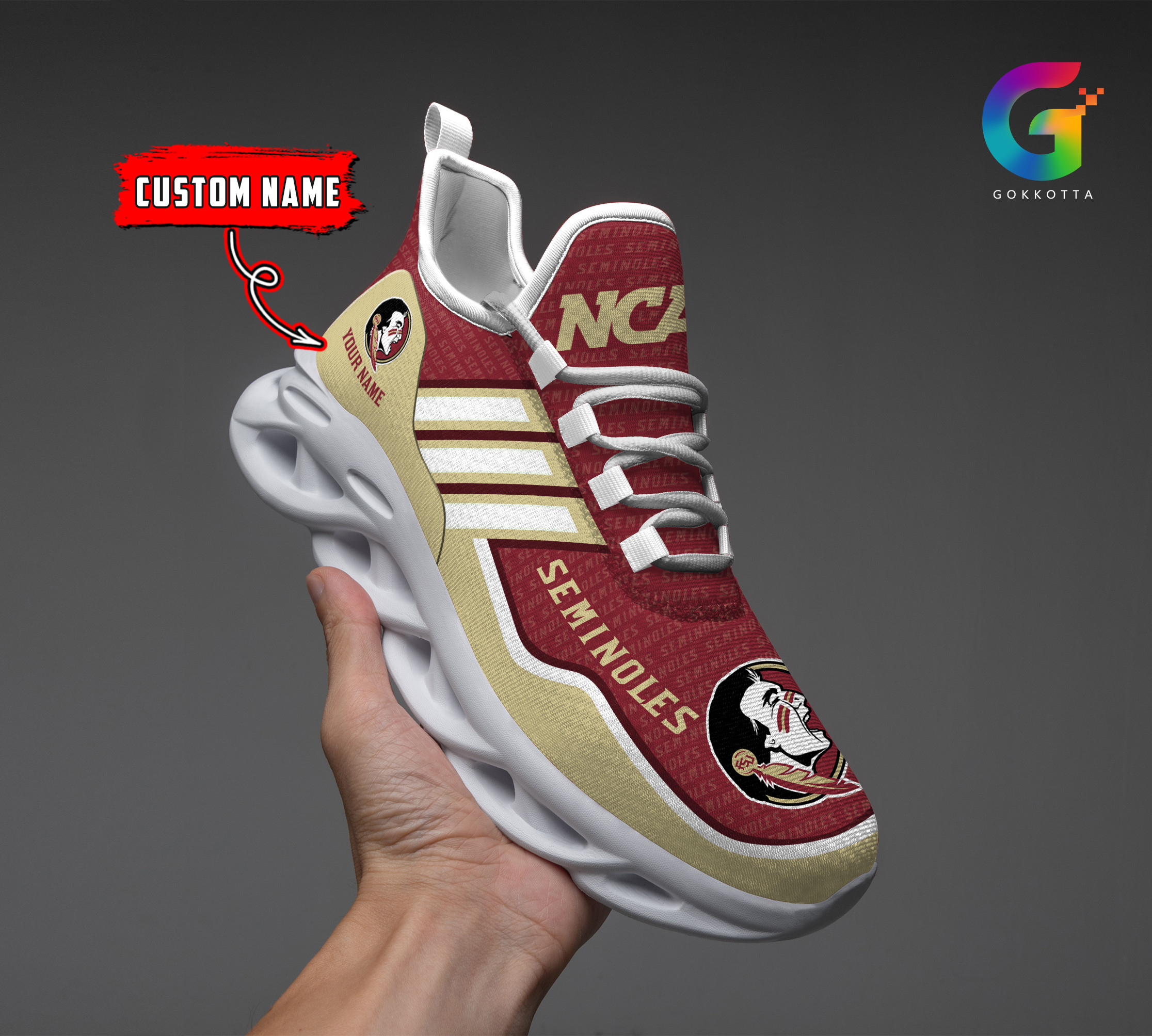 Florida State Seminoles Max Soul Shoes Sneakers For Men And Women 1491