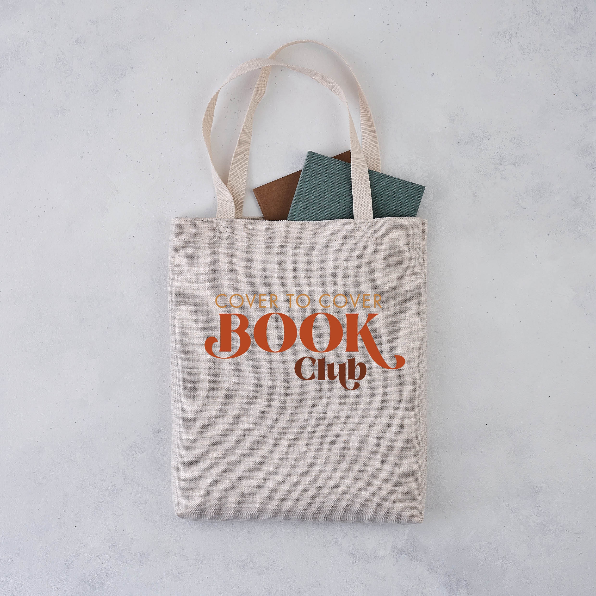 Customised Book Club Tote Bag