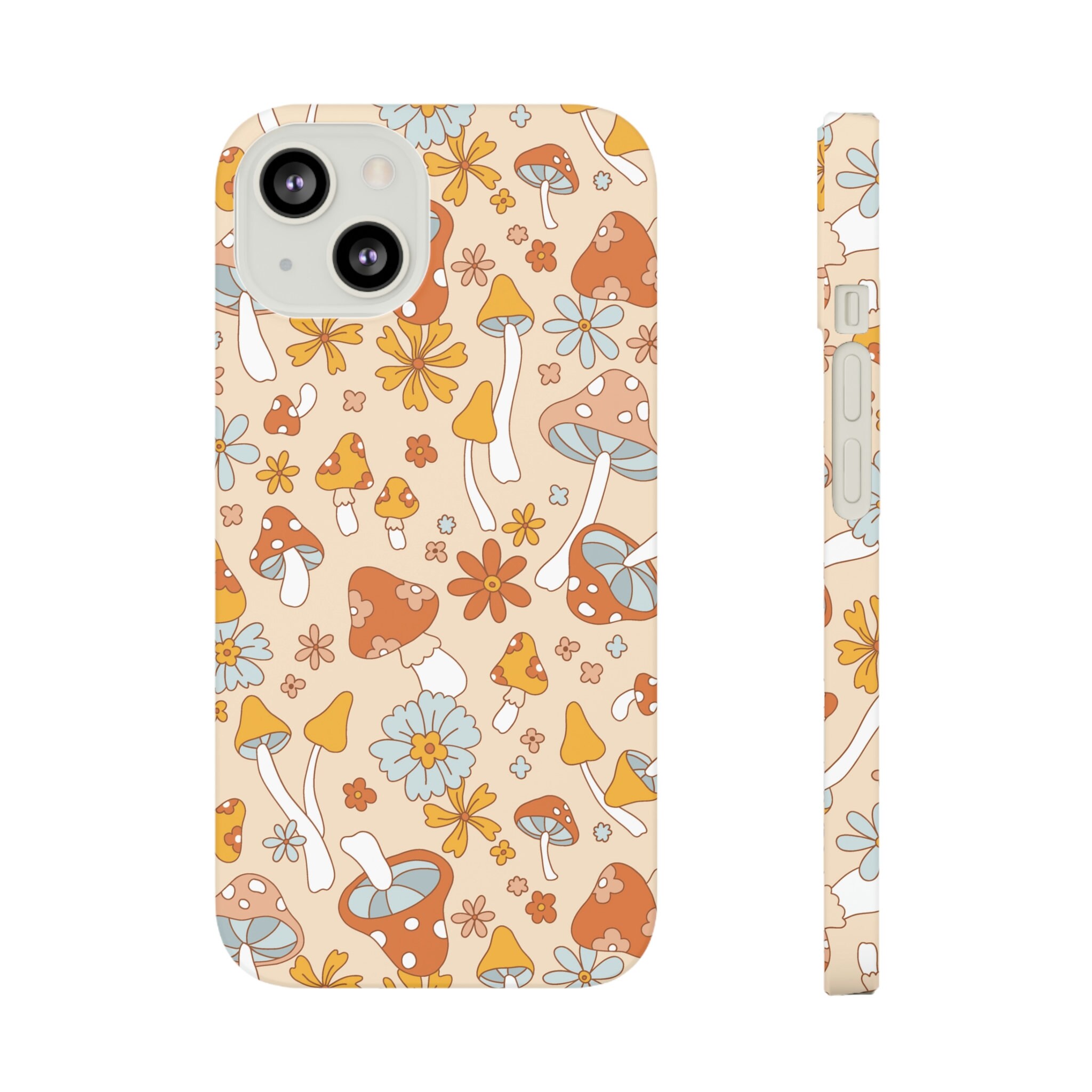 Mushroom Phone Case Aesthetic iPhone 13 Mini iPhone 12 Pro iPhone 11 Pro Max Samsung Galaxy S21 Plus Ultra Cottagecore Hippie Trendy Y2k