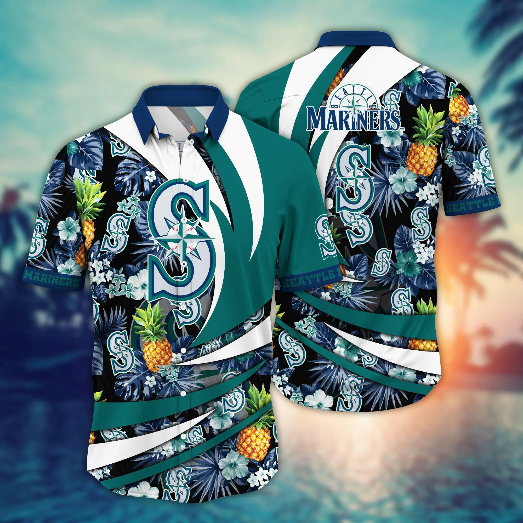 Seattle Mariners Mlb Hawaiian Shirt Daylight Aloha Shirt