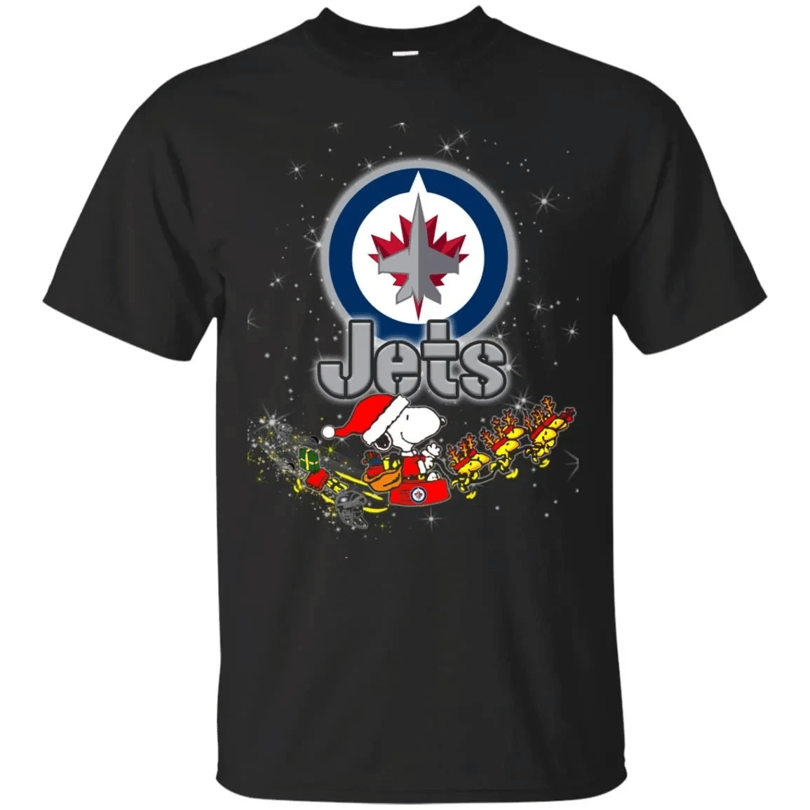 Onlyshirt - Graphic Tee - Snoopy Christmas Winnipeg Jets T Shirts