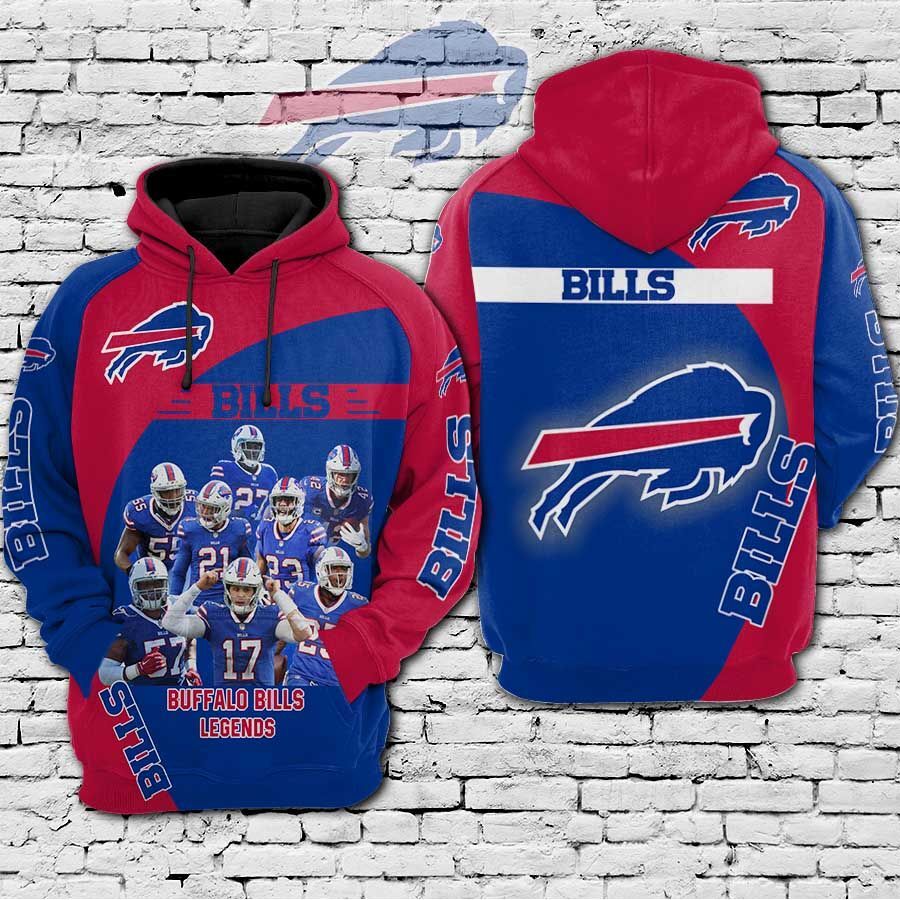 Buffalo Bills Legends 3D Hoodie