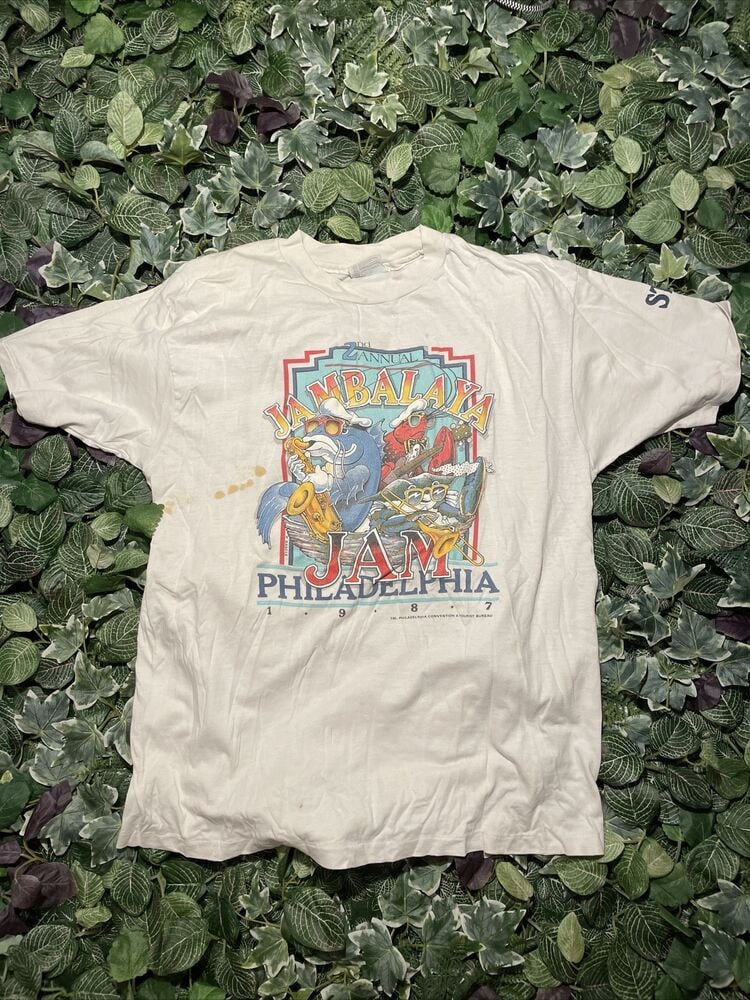 Vintage 1987 2Nd Annual Jambalaya Jam Philadelphia T Shirt