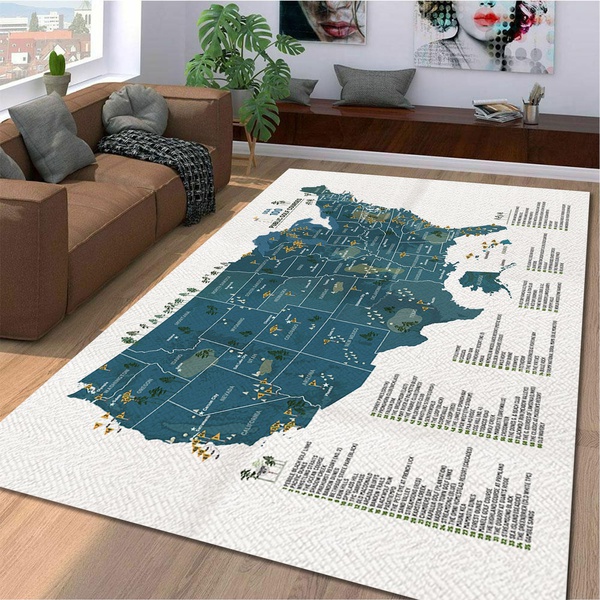 Public Golf Course Area Rug