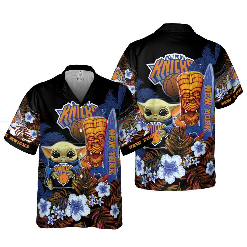 New York Knicks National Basketball Association 2023 Aop Hawaiian Shirt