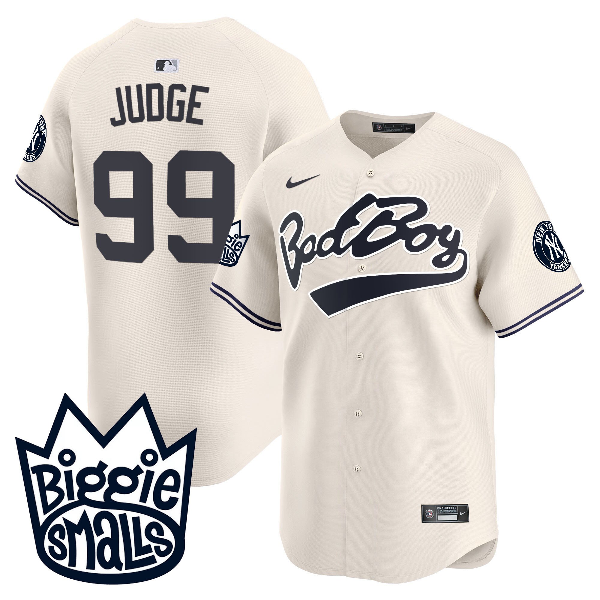 Youth’S New York Yankees Biggie Smalls Vapor Premier Limited Jersey – All Stitched